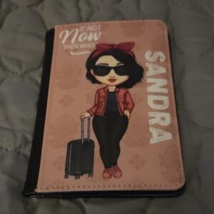 Stylish Pink Travel Passport Holder